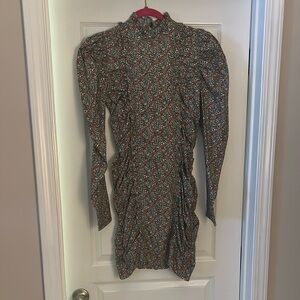 Love Sleeve Floral Ganni Dress